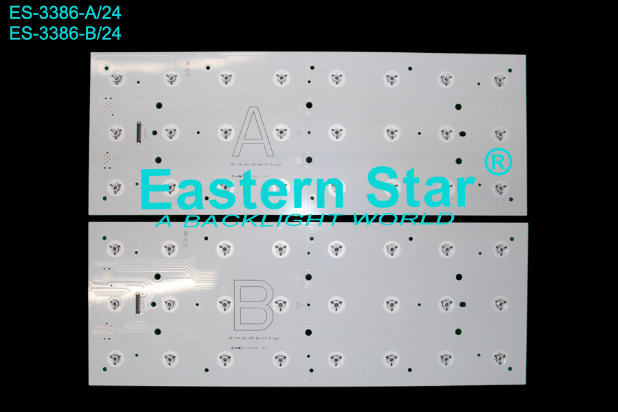 ES-3386 LED TV Backlight use for 98" Lg A:98'' V14 SLIM DRT REV0.5 A-TYPE B:98'' V14 SLIM DRT REV0.5 B-TYPE  LED STRIP(/)