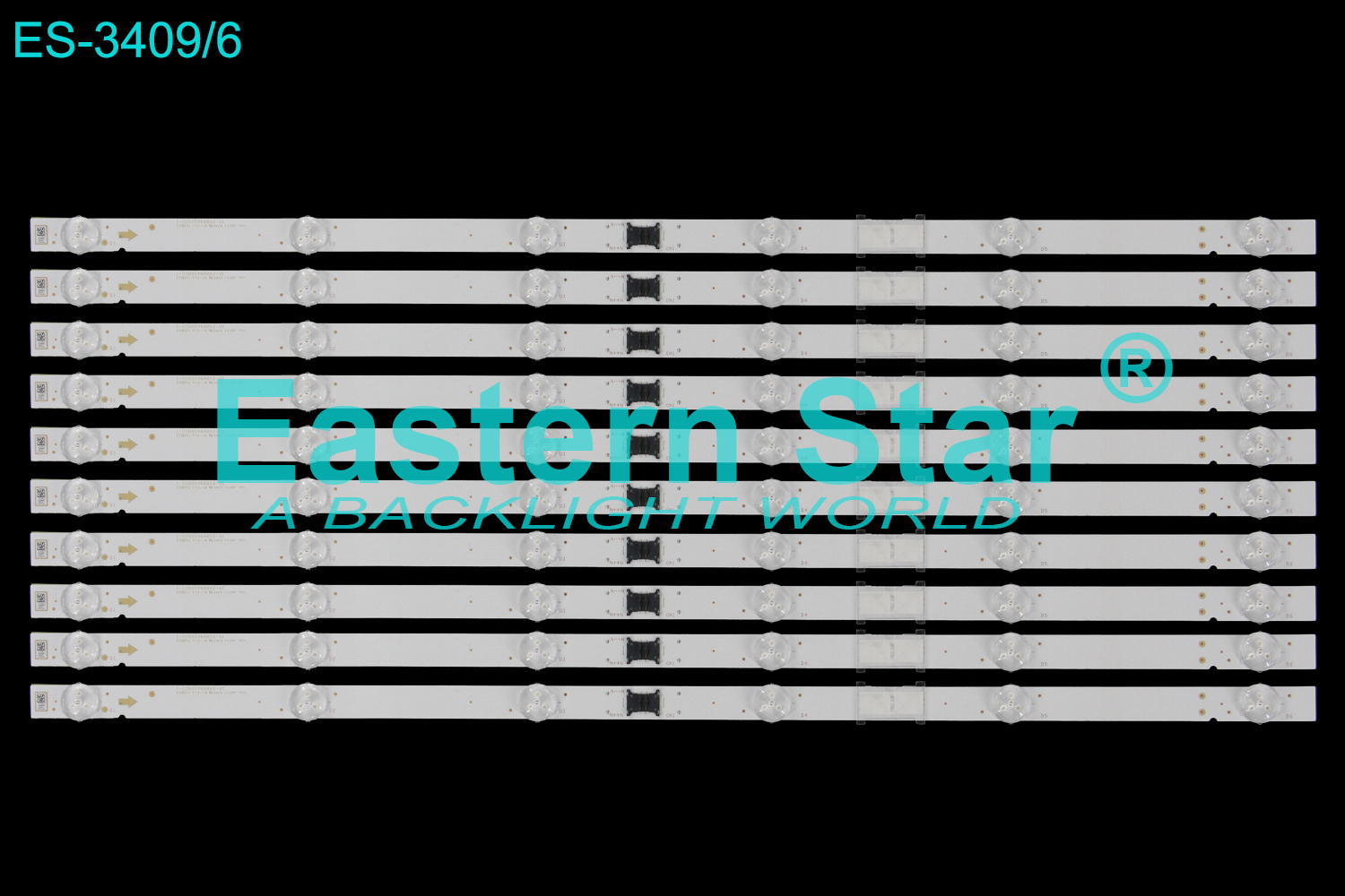 ES-3409 LED TV Backlight use for 55"  Sony  XBR-55X800H, XBR-55X81CH, XBR-55X80CH I-5500SY80062-VC, TC09 F 156969 B55F FV2CN LED STRIP(10)