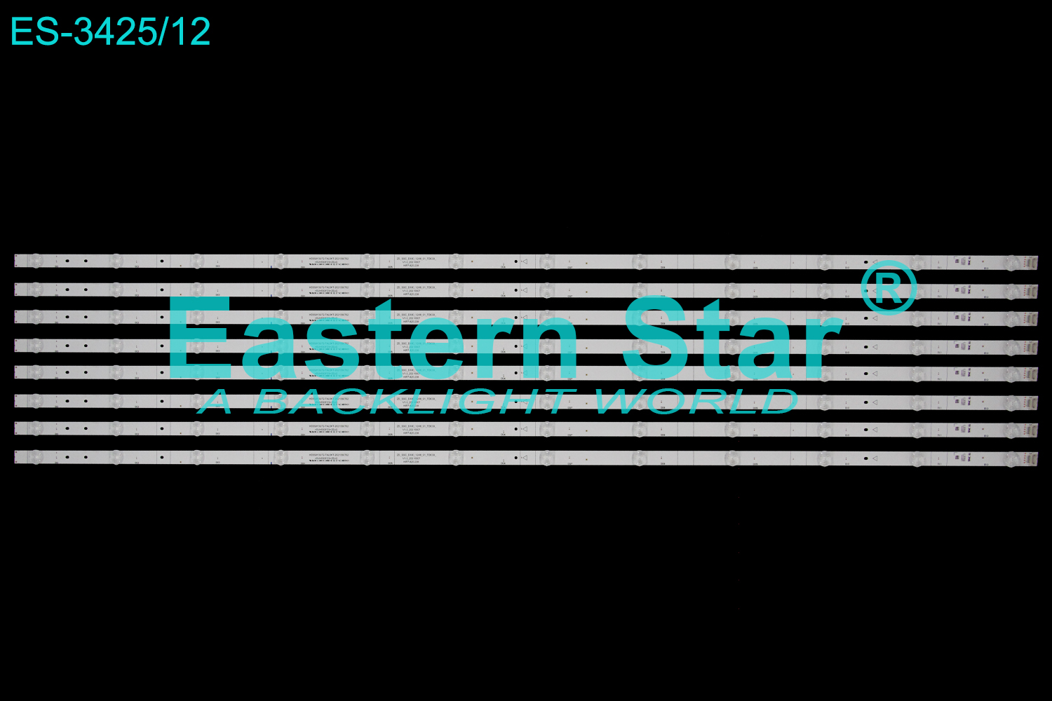 ES-3425 LED TV Backlight use for 55"  Toshiba  55M550KU HD550Y3U72-TAL5KT-2021050702 SVH550FC9+ZDJG ZD_SSC_D550_12X8_01_TDE30_V1.3_20210507  LED STRIP(8)
