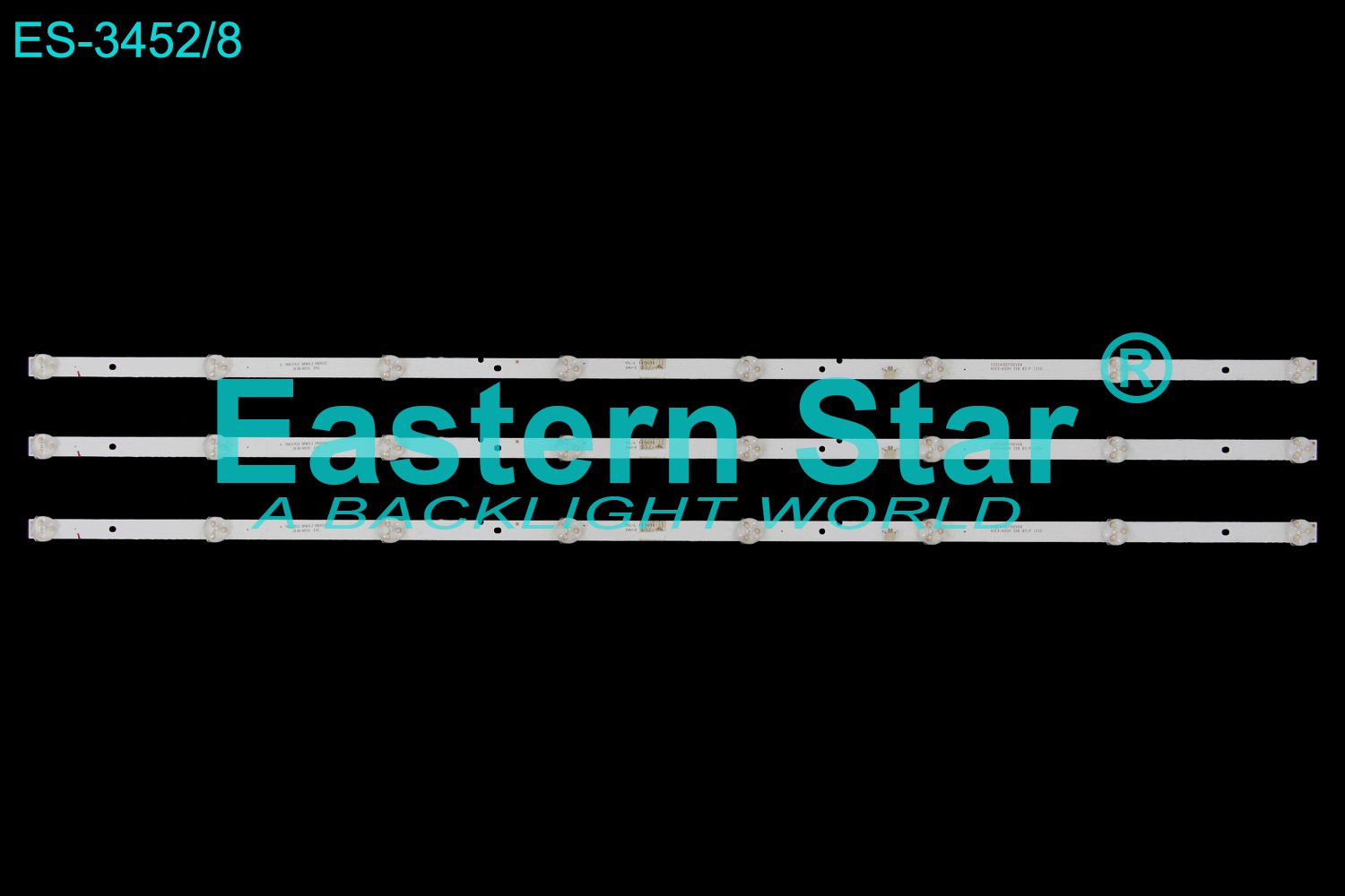 ES-3452 LED TV Backlight use for 40" Onida  CC02400D760V08 40E9-400H 3X8 8S1P 1210 LED STRIP(3)