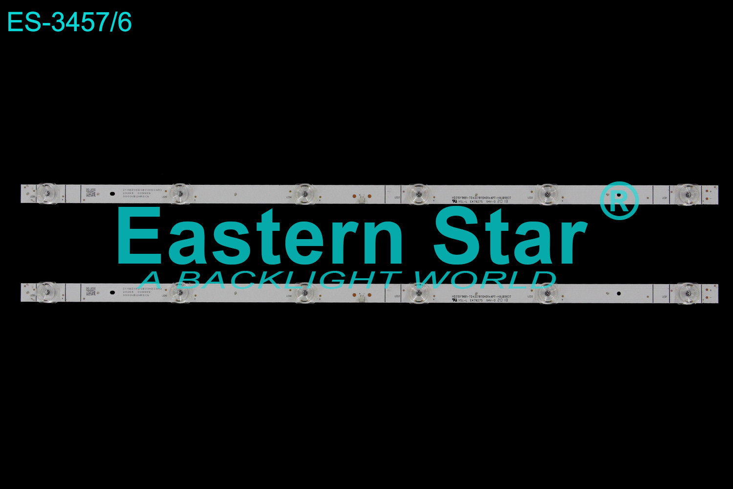 ES-3457 LED TV Backlight use for 32" Hisense 32V1F-R/ 32STV103/ 32A3GS/ 32A4GS HD315Y1H81-T0+2019110401+APT-HXLB19137 LED STRIP(2)