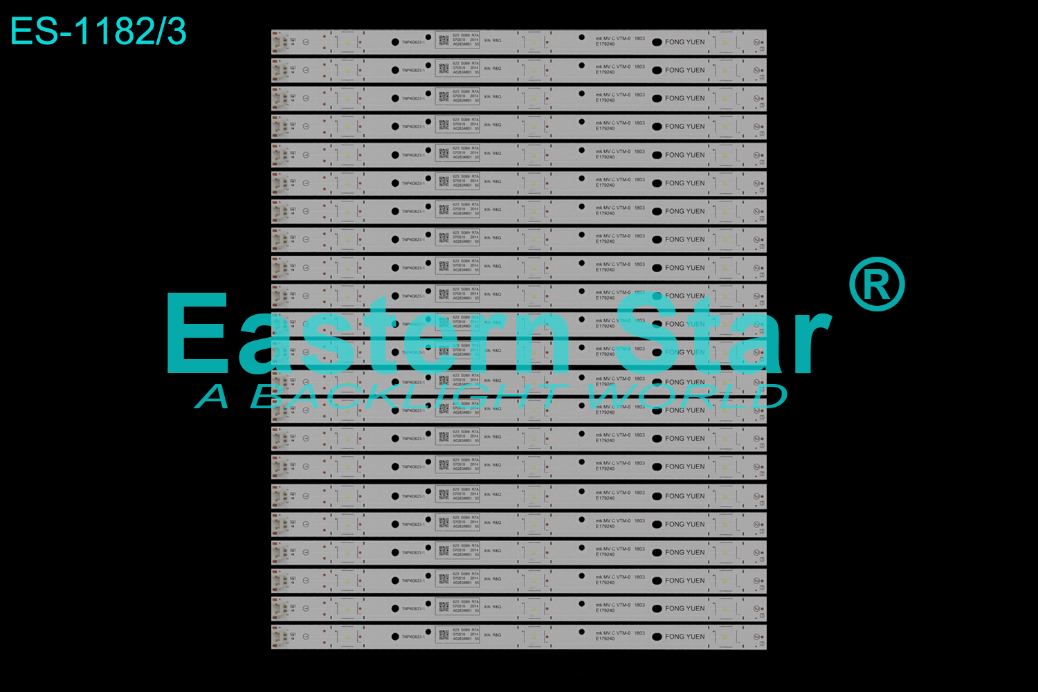 ES-1182 LED TV Backlight use for 55" Panasonic TX-55EX613E/TX-55EX600K  TNP4G623-1 MVCVTM-0 1803 E179240 LED STRIP(22)