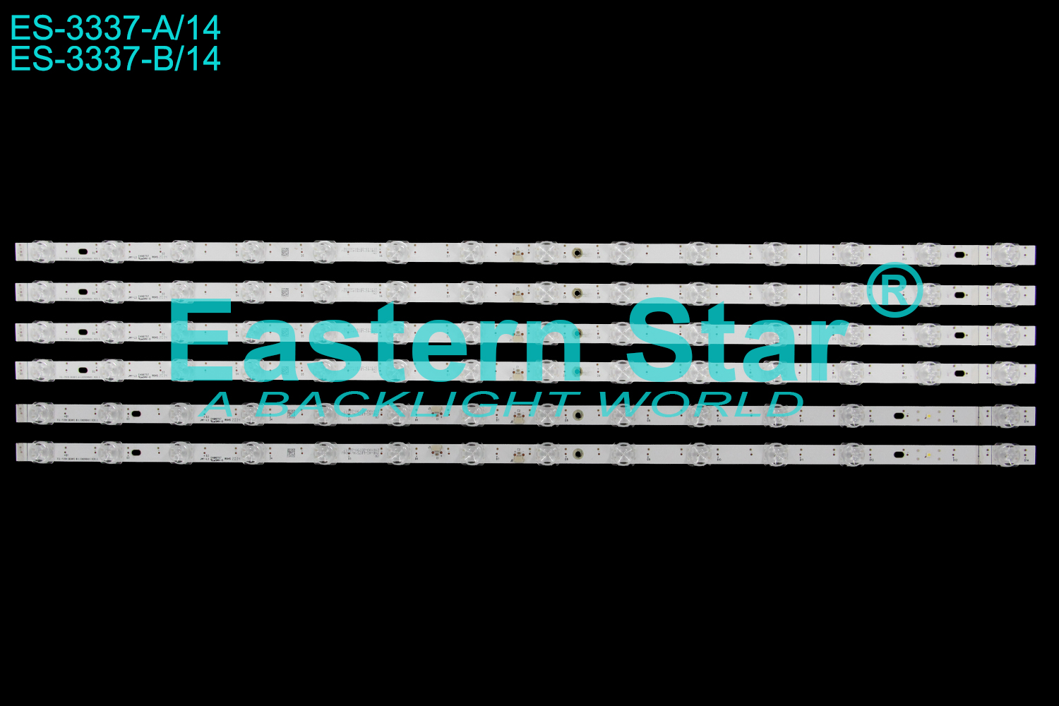 ES-3337 LED TV Backlight use for 75" Tcl 75S435, 75S431, 75S434 4C-LB7514-YH, use for Tcl-75F8-3030FC-A-LX20200601, use for Tcl-75F8-3030FC-B-LX20200601 LED STRIP(6)