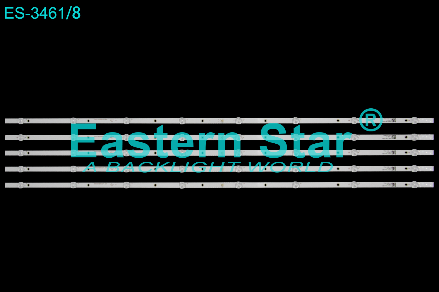 ES-3461 LED TV Backlight use for 50" Onn/Sceptre ONC50UB18C05, X505BV-FSR ZX50ZC332M08A0V0-K600, ZX50ZC332M08A1V0-K600 LED STRIP(5)