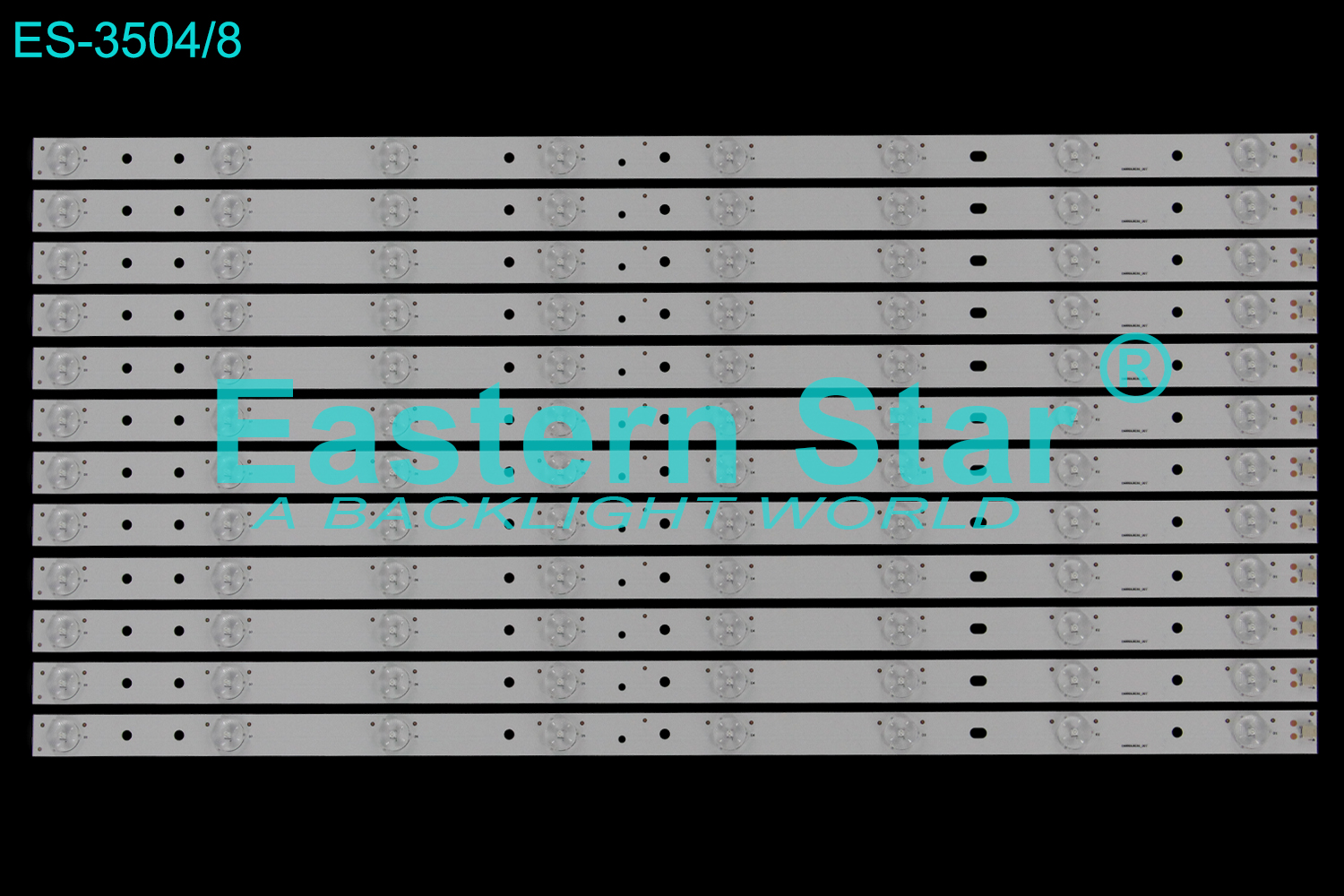 ES-3504 LED TV Backlight use for 60" Vizio E60-C3 E600DLB030-007, E60DLBE605F,  YFD01 94V-0E350839, SVG600A14, S600DLBE605F LED STRIP(12)