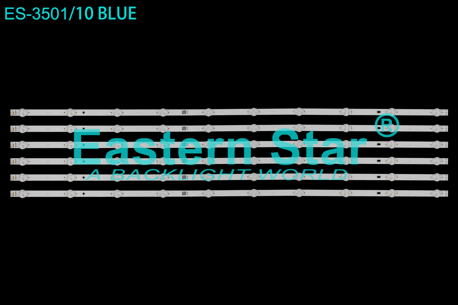 ES-3501 LED TV Backlight use for 43" Vizio M437-G0 LB43109 V0_02, 0981-0108-DH12  LED STRIP(6)