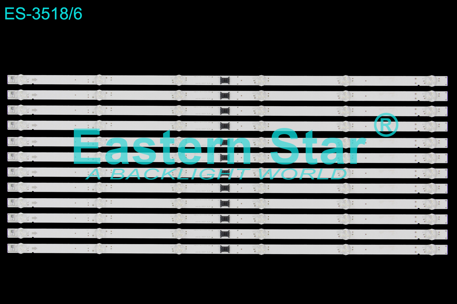 ES-3518 LED TV Backlight use for 65" Sony XBR-65X800H， XBR-65X81CH LB6507Y V0_06  LED STRIP(12)