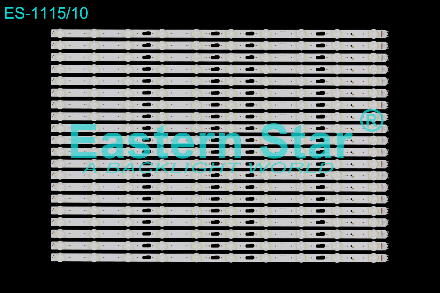 ES-1115 LED TV Backlight use for 55" Samsung QN55Q80RAFXZA L1_Q80_E5_FAM_S2(5)_R1.0_SCR_100_LM41-00704A Q80-55S-10Ea-R00 LED STRIP(20)