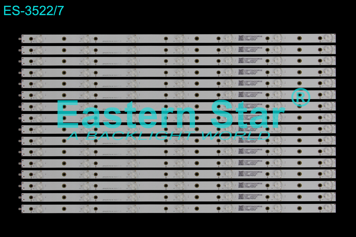 ES-3522 LED TV Backlight use for 65" Vizio E65-E1, E65-E3, E65-F1 LBM650P0701-BC-5(2)   LED STRIP(16)