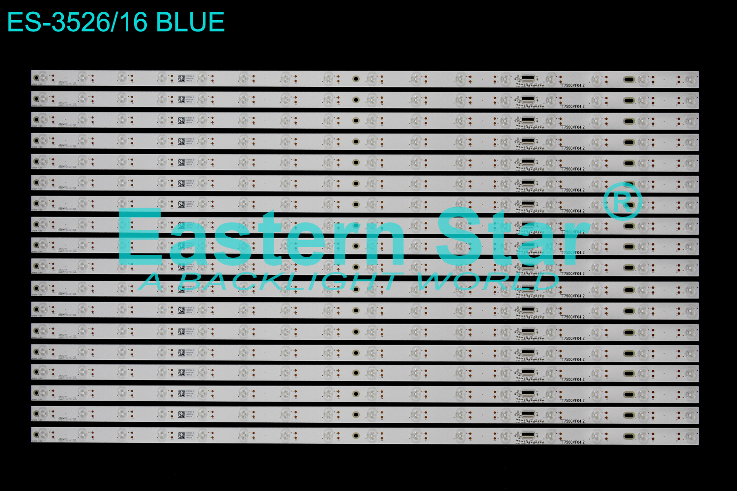 ES-3526 LED TV Backlight use for 75" Vizio PX75-G1 LB75025 V0_03| T750QVF04.2| 81010 21937A| E465853  MX75T08015 5C200C200 109T1168 LED STRIP(18)