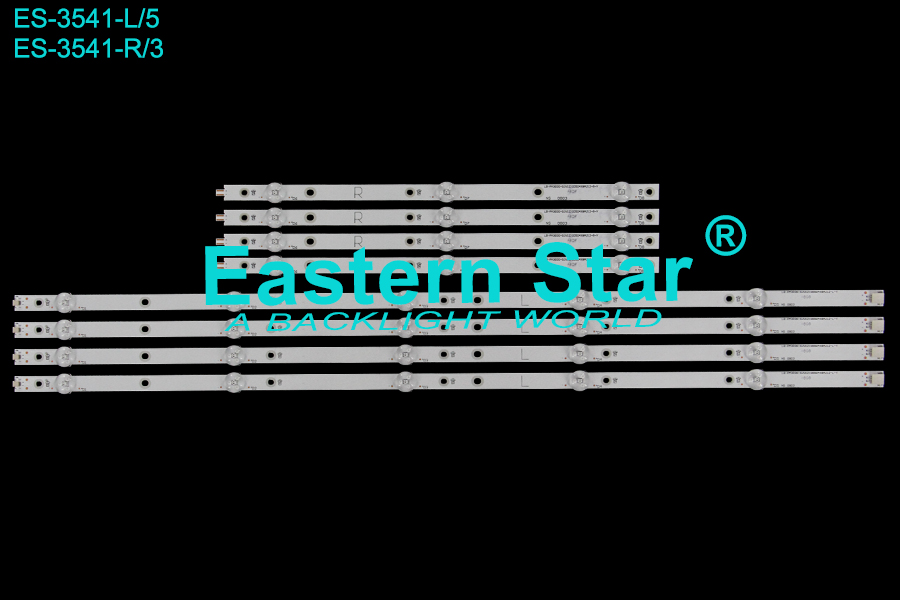 ES-3541 LED TV Backlight use for 50" VIZIO D50-F1 LTM7WRQU, D50-F1 LB-PM3030-GJVIZIOD504X8AJ12-L-Y, LB-PM3030-GJVIZIOD504X8AJ12-R-Y|  LED STRIP(8)
