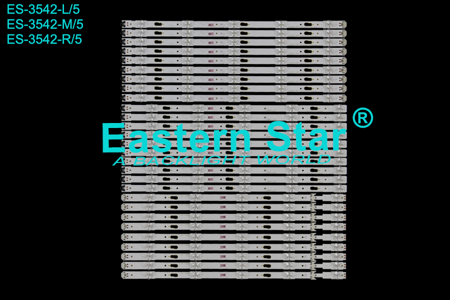ES-3542 LED TV Backlight use for 70" SAMSUNG UA70KU6000GXXP  40275A, 40276A, 40277A, S_KU6K_70_FL30_L5_REV1.1_160415_LM41-00331A| S_KU6K_70_FL30_M5_REV1.1_160415_LM41-00332A| S_KU6K_70_FL30_R5_REV1.1_160415_LM41-00333A  LED STRIP(27)