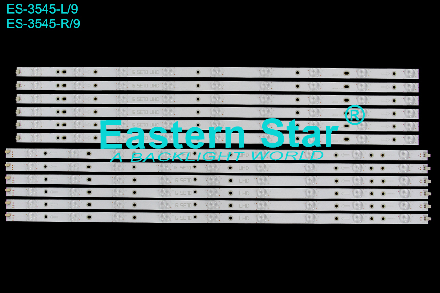 ES-3545 LED TV Backlight use for 70" Vizio E70-E3 LB70006 V1_00,  LB70006 V0_01  LED STRIP(12)