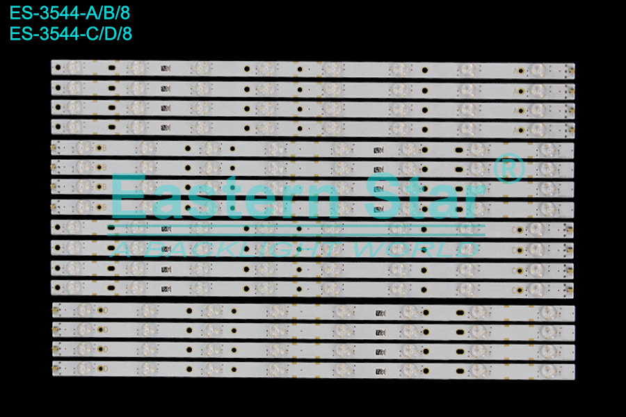 ES-3544 LED TV Backlight use for 55" Vizio M55-E0 LB55126 V0_00 V1_01 V2_01 V3_01  LED STRIP(16)