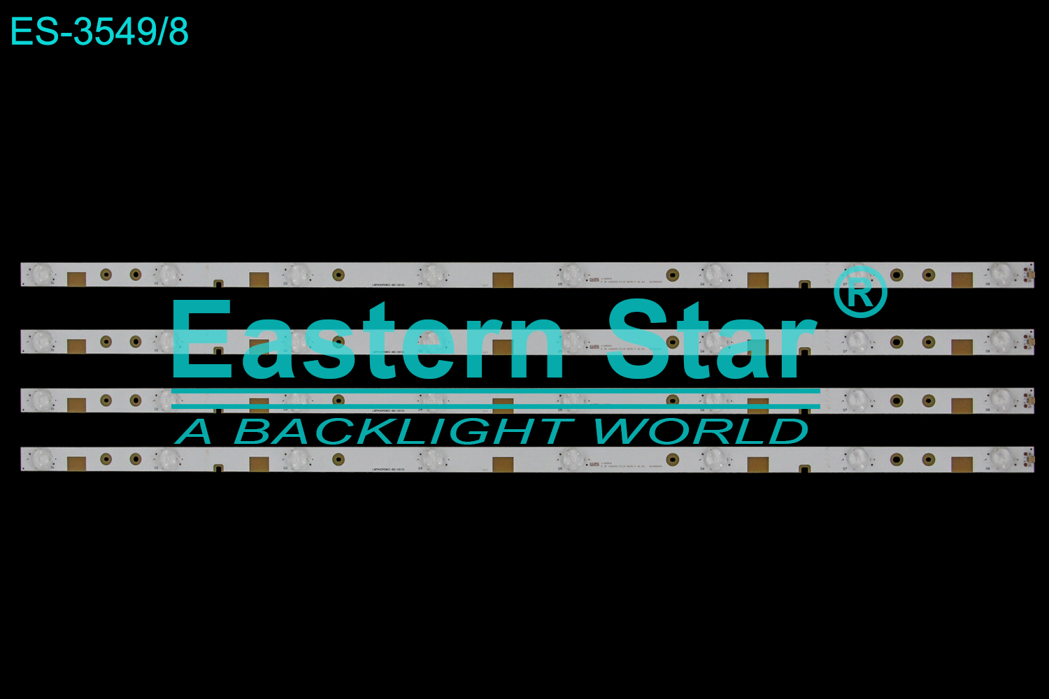 ES-3549 LED TV Backlight use for 40" Hisense LED40K300U EVERLIGHT LBM400P0801-BS-2S(0)  LED STRIP(4)