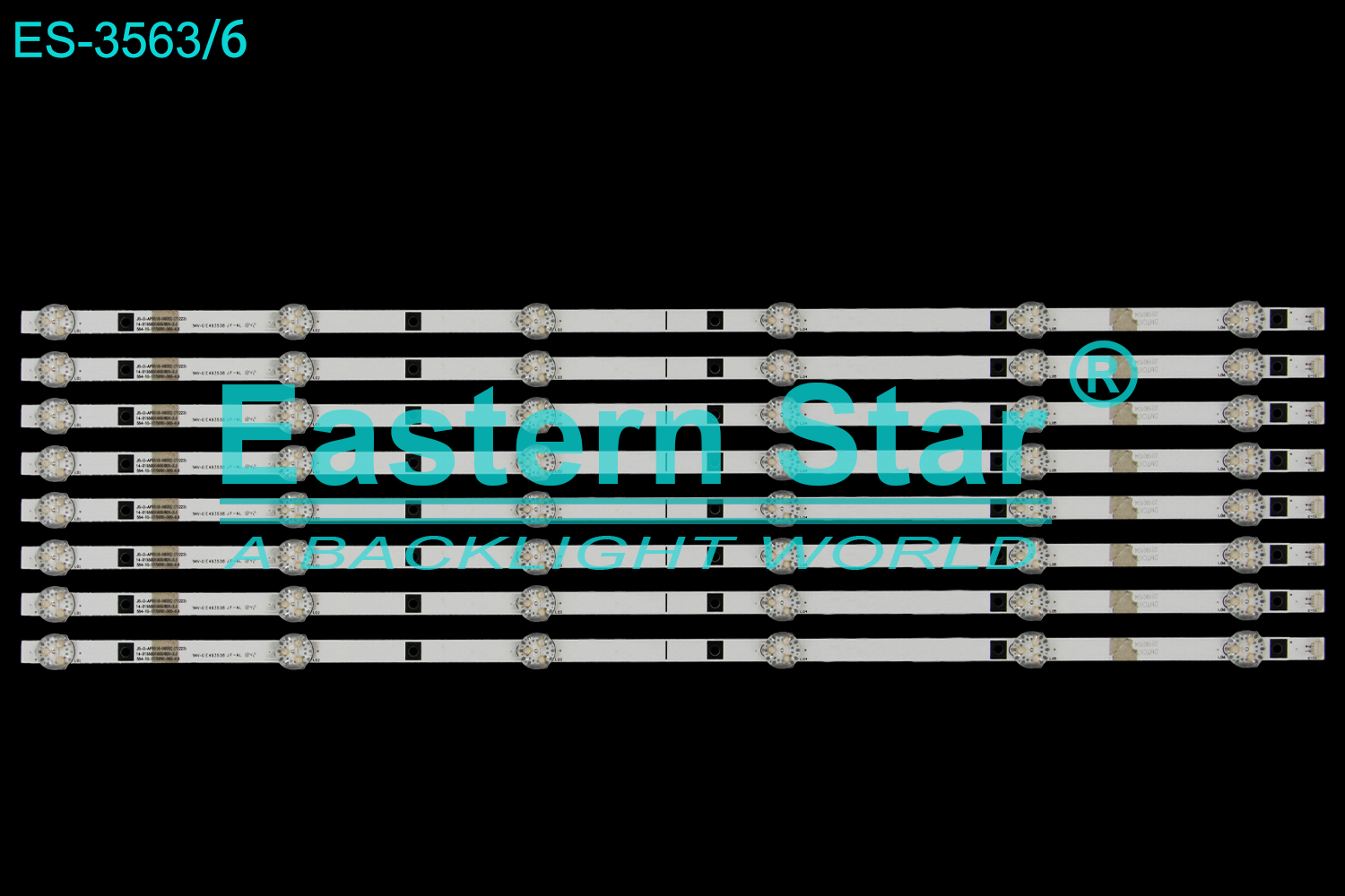 ES-3563 LED TV Backlight use for 55" Sanyo  JS-D-AP5516-062EC(71223)  LED STRIP(8)