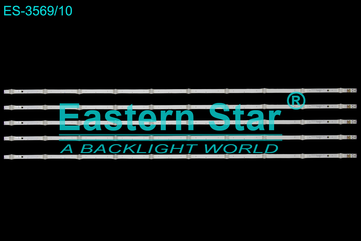 ES-3569 LED TV Backlight use for 55" Haier/Vu 06-55F9-3030-0D20-5X10-W12-3P1.0  LED STRIP(5)