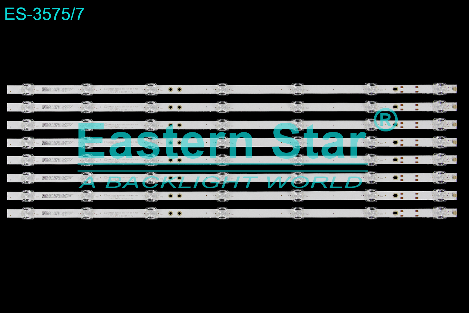 ES-3575 LED TV Backlight use for 65" Lg 65UQ6570PUJ  303GC650048D  GC65D07-ZC46AG-04D 2021-09-11 7S1P  LED STRIP(8)