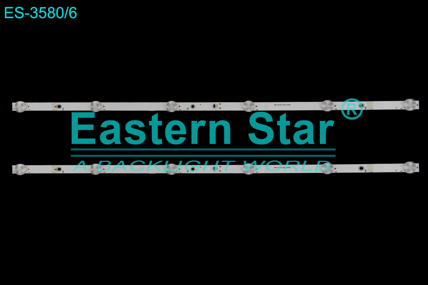 ES-3580 LED TV Backlight use for 32" Vox/Vortex 32TPHDE1S ShineOn M08-TP32030-0601N-4879A  LED STRIP(2)