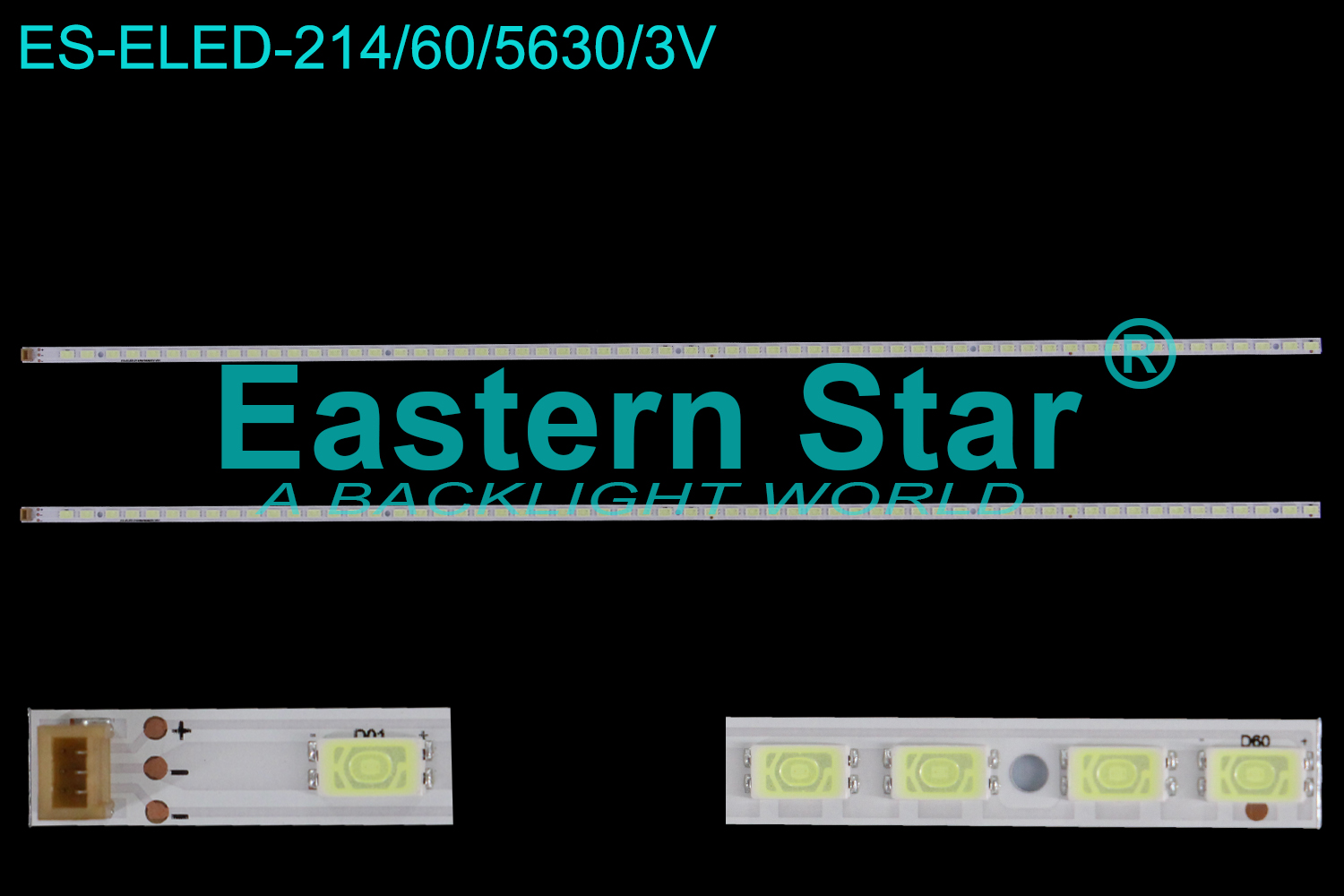 ES-ELED-214 ELED/EDGE TV backlight use for Tcl 42'' 60LEDs 42T1106AE88441 LED STRIPS(2)