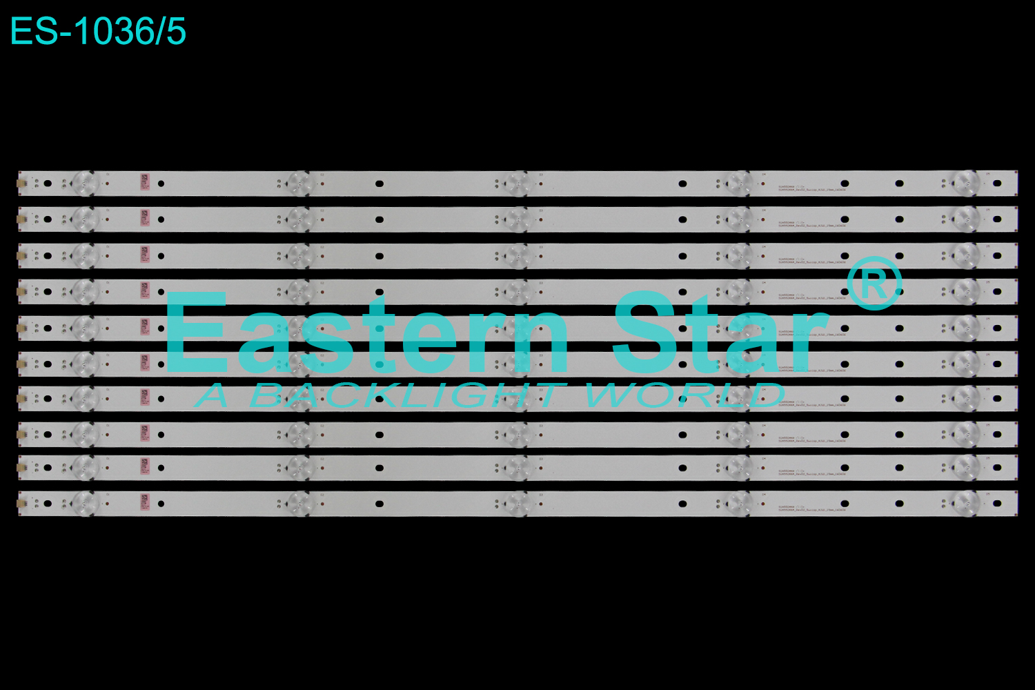 ES-1036 LED TV Backlight use for Hisense 55'' 5LEDs SVH550AN4_Rev02_5w1cop_RJW1_15mm_160606 led strips (10)