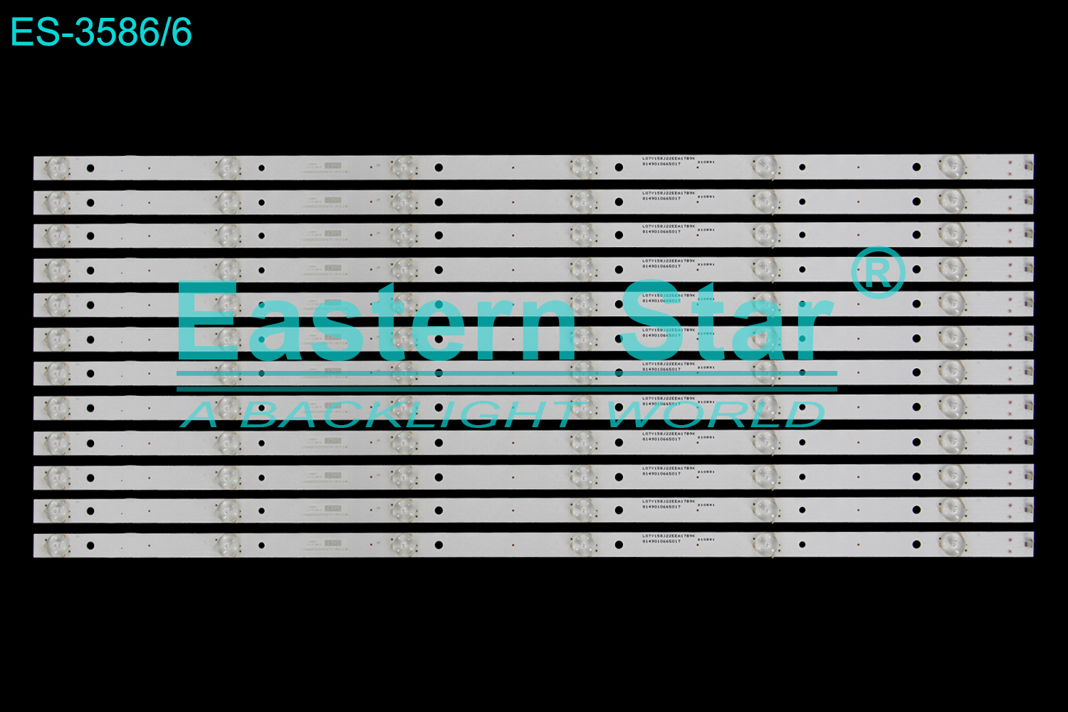 ES-3586 LED TV Backlight use for 65" Haier  65UG2500, 65UG2500B  K65K60030301206741-REV1.2 W LED STRIP(12)