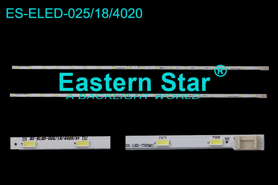 ES-ELED-025 ELED/EDGE TV backlight use for Lg 23.6'' 18LEDs 6202B0005S000/V236R1-LE2-TREM11 led backlight strips 24E600E