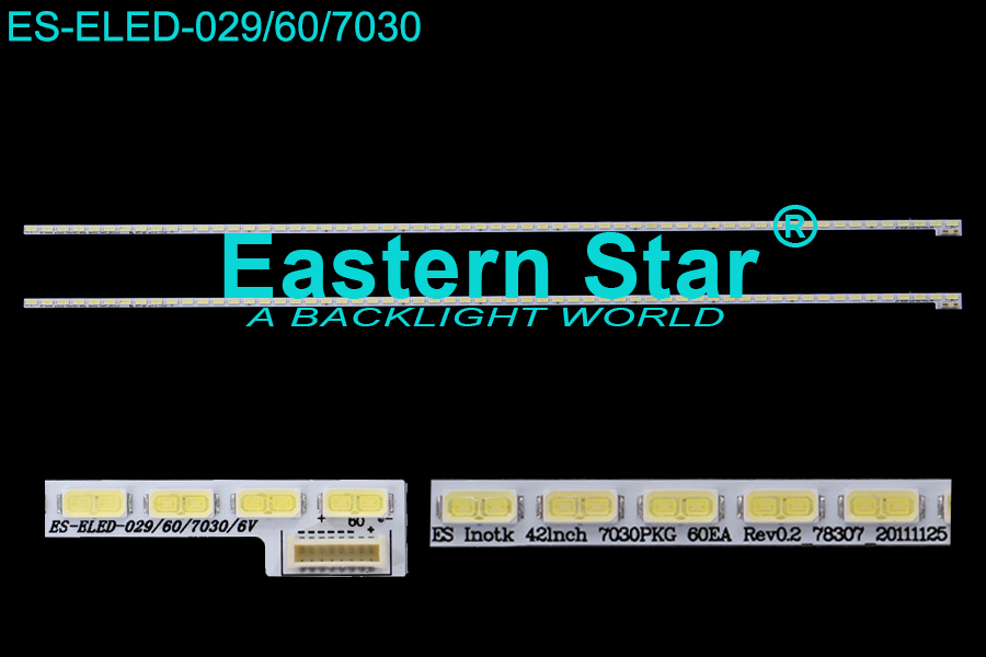 ES-ELED-029 ELED/EDGE TV backlight use for Lg 42'' 60LEDs  INNOTK 42INCH 7030PKG 60EA REV0.2 78307 20111125 led backlight strips 42LS5600/42LS570S