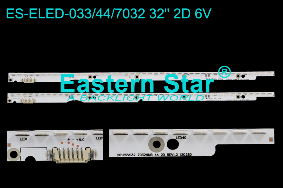 ES-ELED-033 ELED/EDGE TV Backlight use for  Samsung 32'' 2012SVS32 7032NNB 44 2D REV1.1 120317  (/)