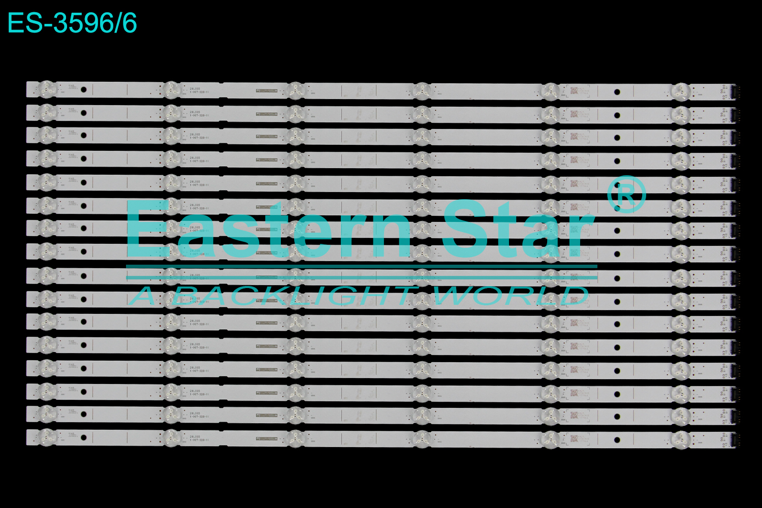 ES-3596 LED TV Backlight use for 65" Sony XBR-65X90CH  XBR-65X900H 20LS65  1-007-328-11 LED STRIP(16)