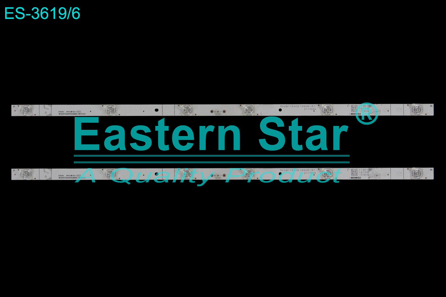 ES-3619 LED TV Backlight use for 32" Hisense HZ32E35A , HZ32E350A  CRH-BK32H733030T020681G-REV1.8 B LED STRIP(2)