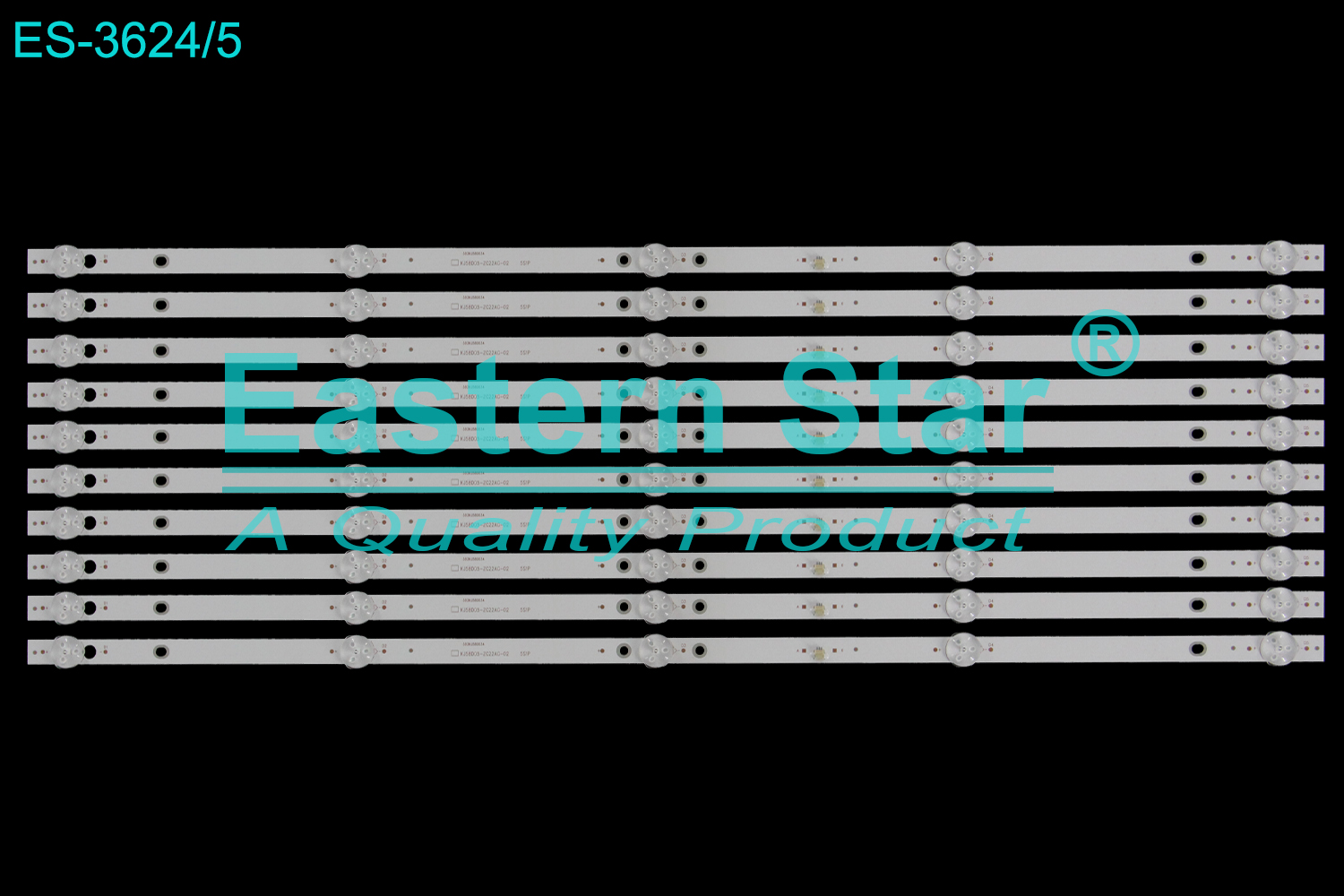 ES-3624 LED TV Backlight use for 58" Dijitsu  58DS8500 KJ58D05-ZC22AG-02 303KJ580034 CCAMV AMV-D58 LED STRIP(10)