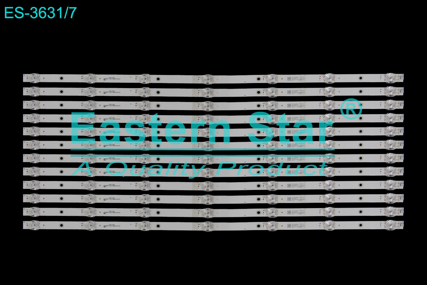 ES-3631 LED TV Backlight use for 65" Onvo/Caixun OV65350, EC65E1A JL.D65071330-006DS-M_V01 65E1 LED STRIP(12)