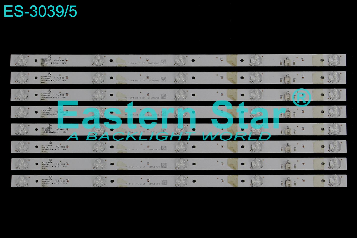 ES-3039 LED TV Backlight use for 49" Toshiba Tcl 49SK6200  KDL49JT662A  *35023032  2017-08-22  LED STRIP(8)