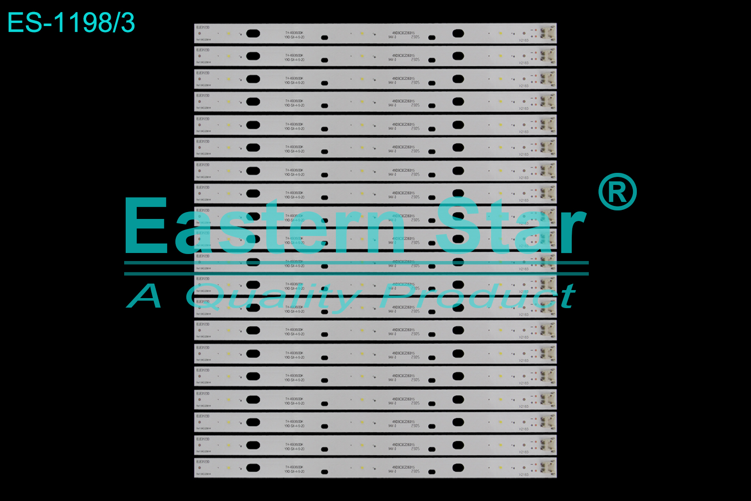 ES-1198 LED TV Backlight use for 49" Panasonic TH-49EX600H  TNP4G622-1 LED STRIP(20)