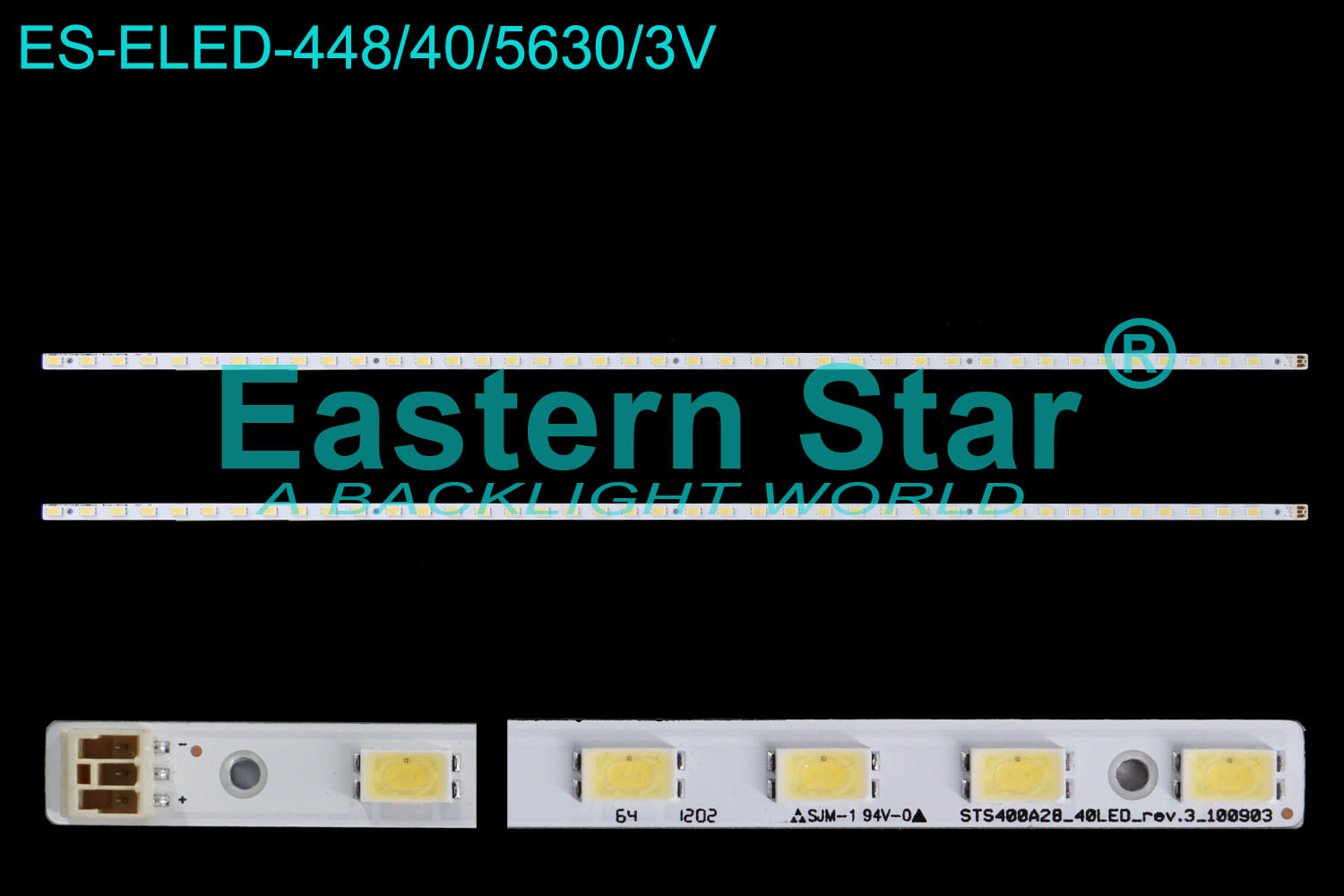 ES-ELED-448 ELED/EDGE TV backlight use for 40'' Sony KDL-40EX725 KDL-40NX720  KDL-40NX723 LTY400HF09 LSY4 STS400A28-40LED-REV.3-100903  LED STRIPS(2）