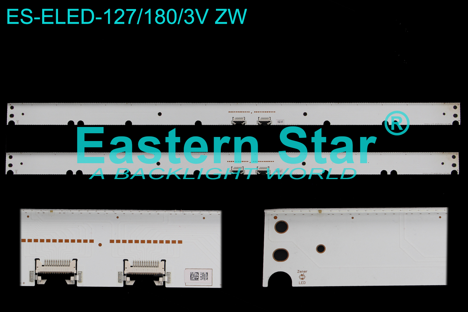ES-ELED-127 ELED/EDGE TV backlight 65" use for Samsung QA65Q8CAMR Bendable-65inch-12ch-180Ea BN96-42153A V7Q8-650SM0-R0 LED BACKLIGHT KITS (2)