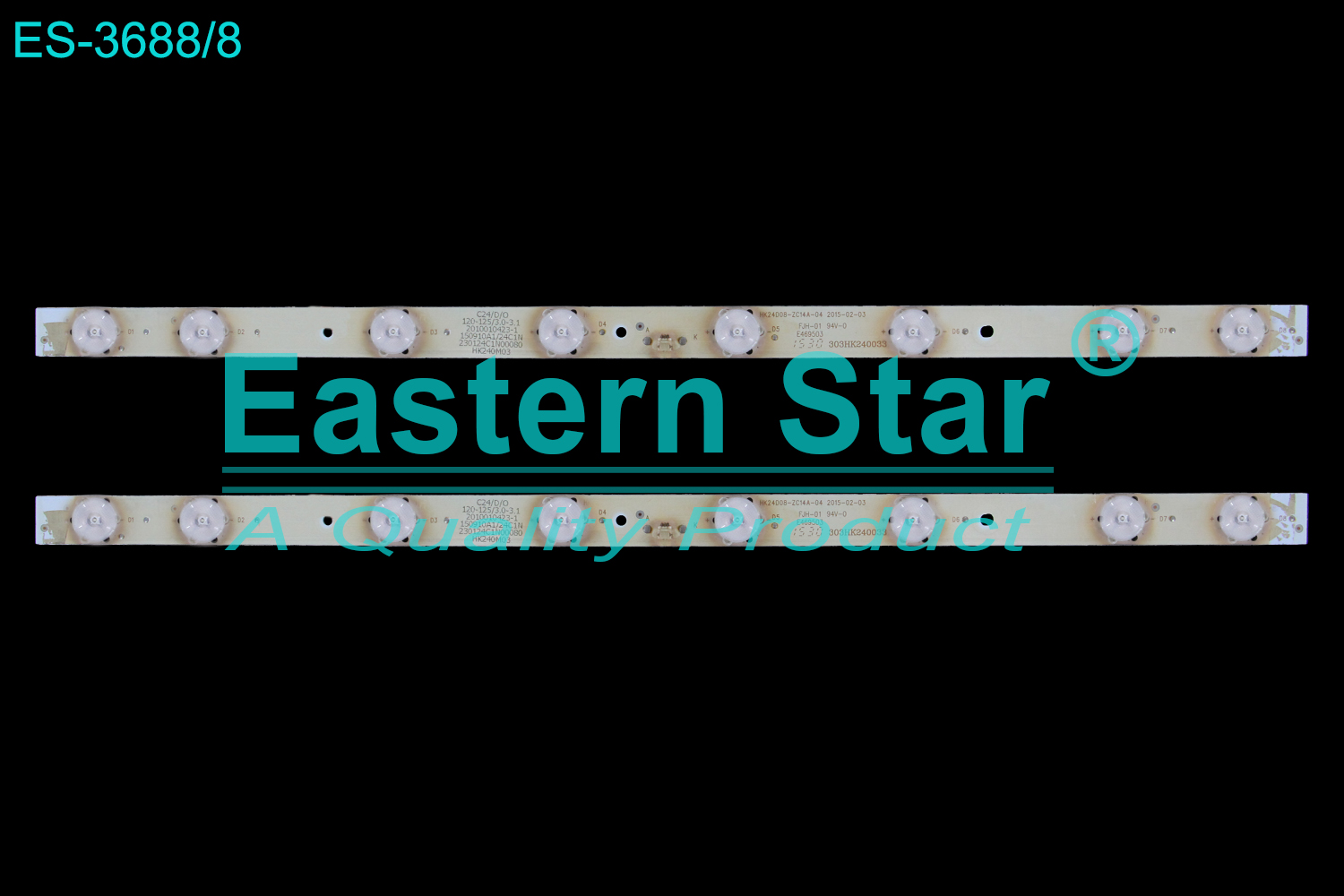 ES-3688 LED TV Backlight use for 24" Haier HK24D08-ZC14A-04 303HK240033 LED STRIP(2)