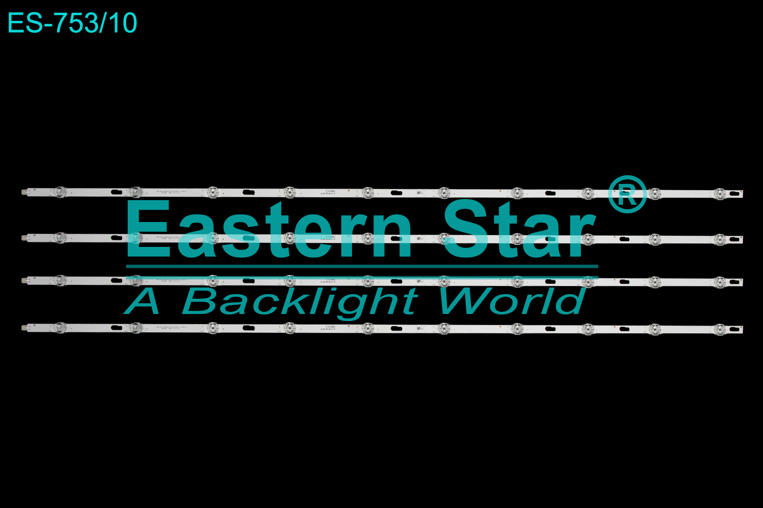 ES-753 ONE WAY  LED TV Backlight use for 55" Samsung HRS-H535-055AU70-0410-3030-12.5-N-V3 E493538 VMCD 01553 641 55H 21101 LED STRIP(4)