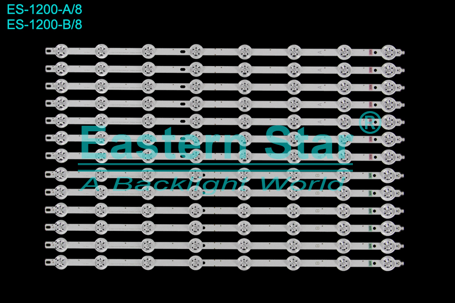 ES-1200 LED TV Backlight use for 55" Samsung  A: SVS550AH3(LTI550HN12,LJ07-01256A)_8LEDs_Rev0.2_150324 HF B: SVS550AH3(LTI550HN12,LJ07-01256B)_8LEDs_Rev0.2_150324 HF LED STRIP(13)