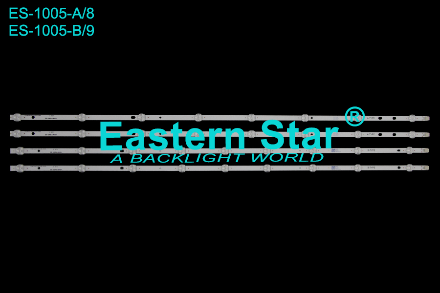 ES-1005 LED TV Backlight use for Vestel 43''  A/B-TYPE: 43'' DRT UHD A/B-TYPE REV0.1