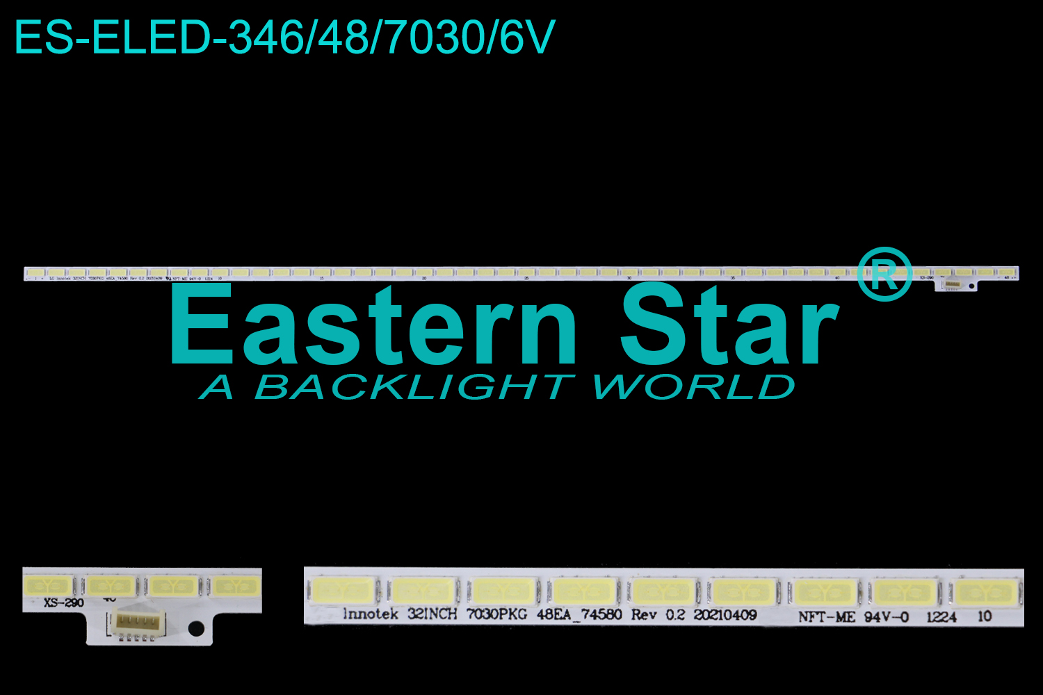 ES-ELED-346 ELED/EDGE TV backlight use for 32'' Philips/Panasonic 32PFL4268T, 32PFL3517T-60, TX-LR32EM5A  LED STRIPS(1)