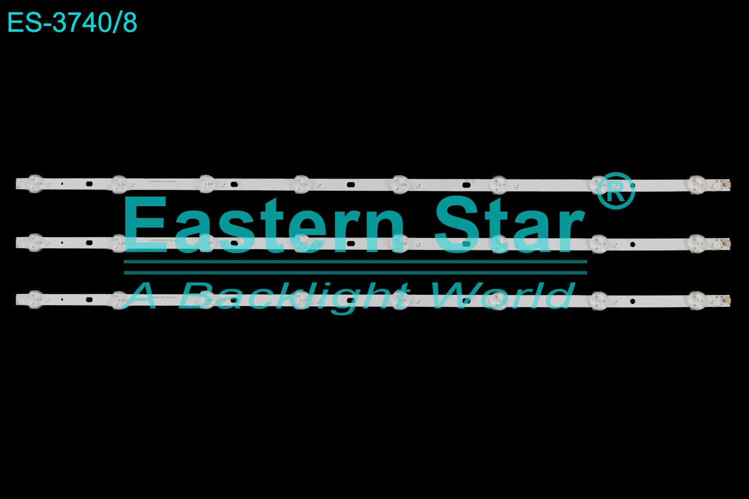 ES-3740 LED TV Backlight use for 32" Proscan / Rca /Vtex / Hyundai PLDED3273A-G JL.D32081235-031HS-M SQY32LB_3X8_MCPCB_V2 LED STRIP(3)