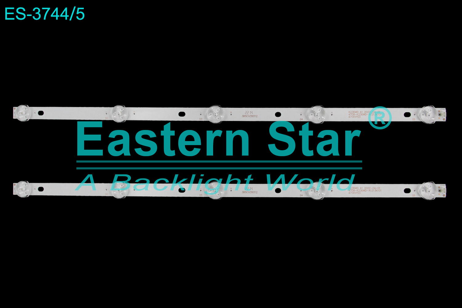 ES-3744 LED TV Backlight use for 24" Philips 24J1000  K236WD A1 2022-04-01   4708-K236WD-A1213K01    471R1P53    3B5CX39012 24J1000 K238WD A1 2014-11-19 4708-K236WD-A1413K01 LED STRIP(2)