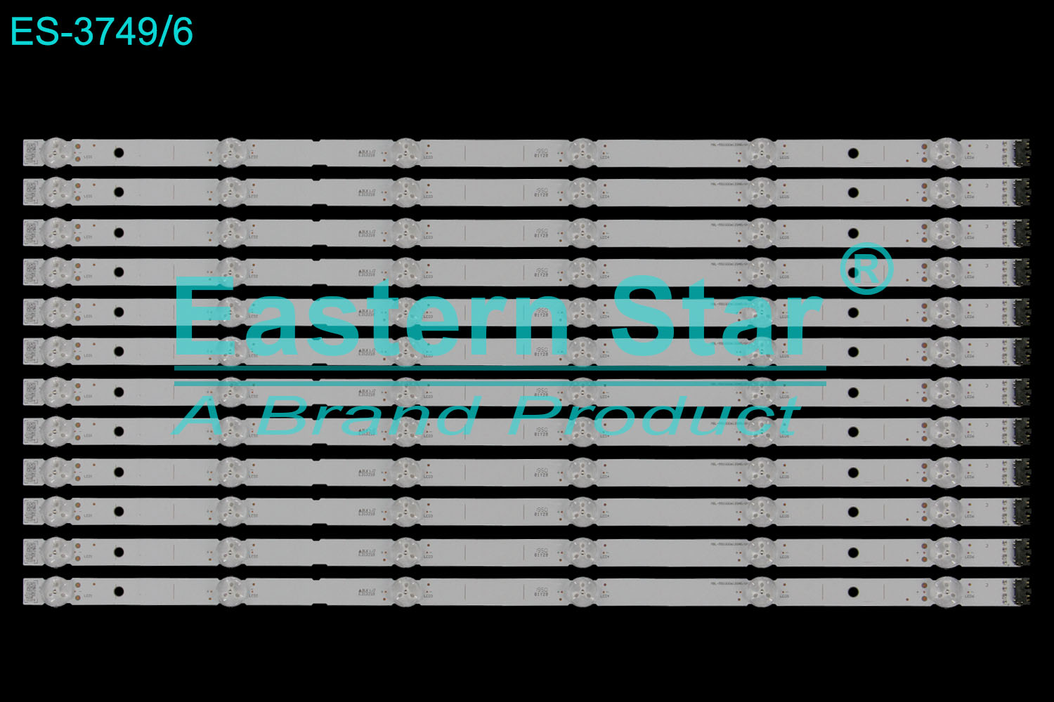 ES-3749 LED TV Backlight use for 55" Sony XBR-55X90CH 55x9000h MBL-55030D612SN0 LED STRIP(12)