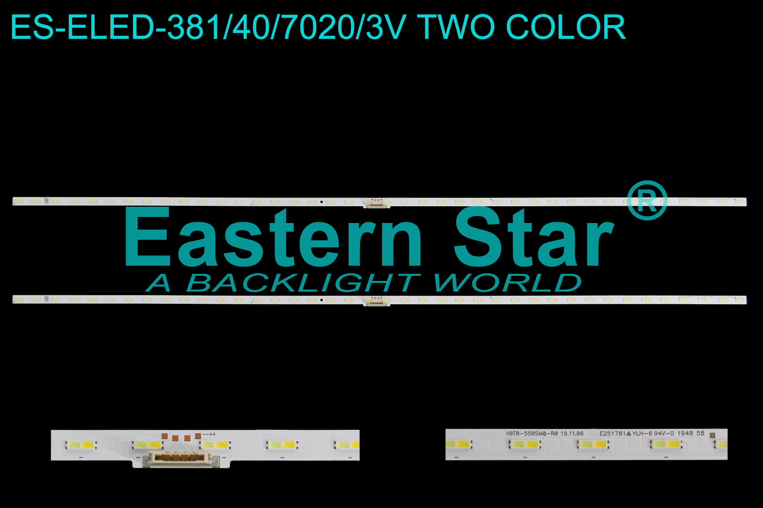 ES-ELED-381 ELED/EDGE TV backlight use for 55'' Samsung  UN55TU850DFXZA BN96-50379A V0T8-550SM0-R0 19.11.06 sj-BN96-50379A LED STRIPS(2)