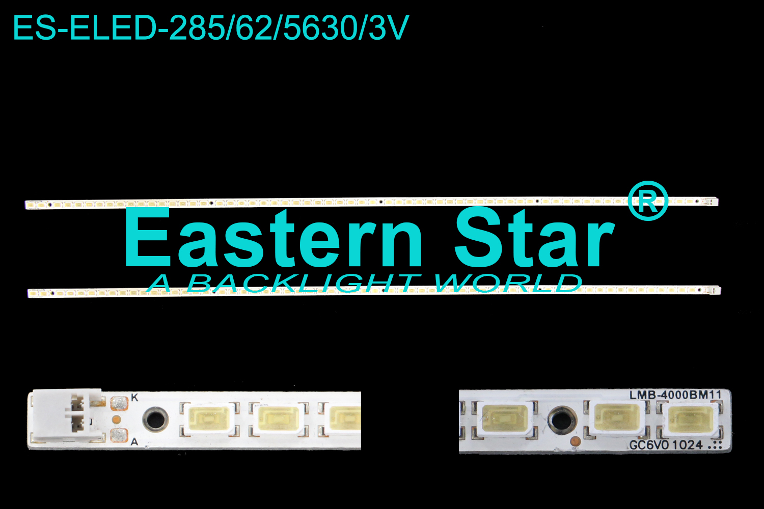 ES-ELED-285 ELED/EDGE TV backlight use for Samsung 40'' UN40C series LBM-4000BM11 LED STRIPS(2)