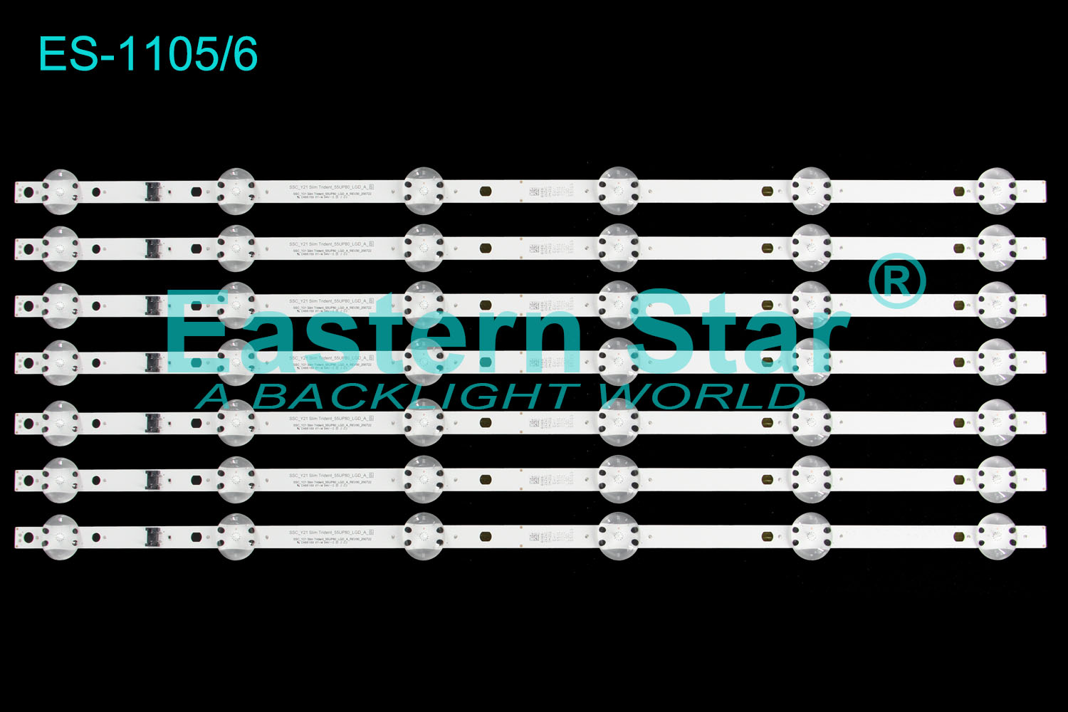 ES-1105 LED TV Backlight use for Lg 55" Y21 _55UP80_LGD_A_REV00_200722 LED STRIPS(7)