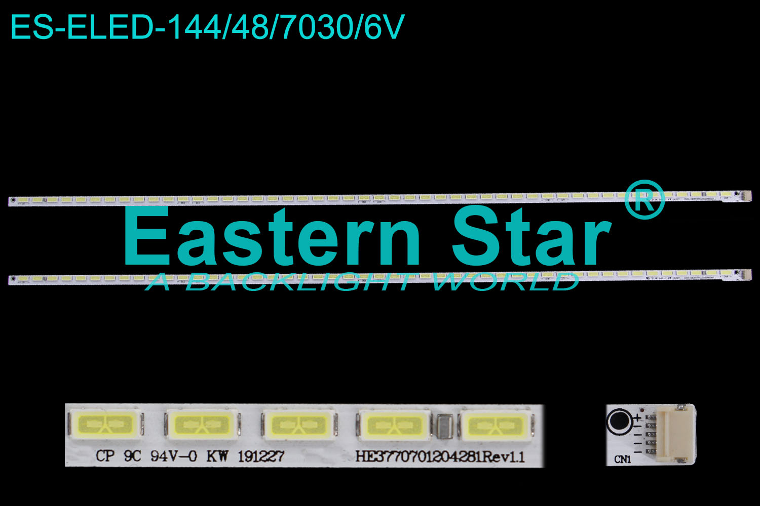 ES-ELED-144 ELED/EDGE TV backlight use for Haier 37'' 48LEDs KW 191227  HE37770701204281Rev1.1 (/）