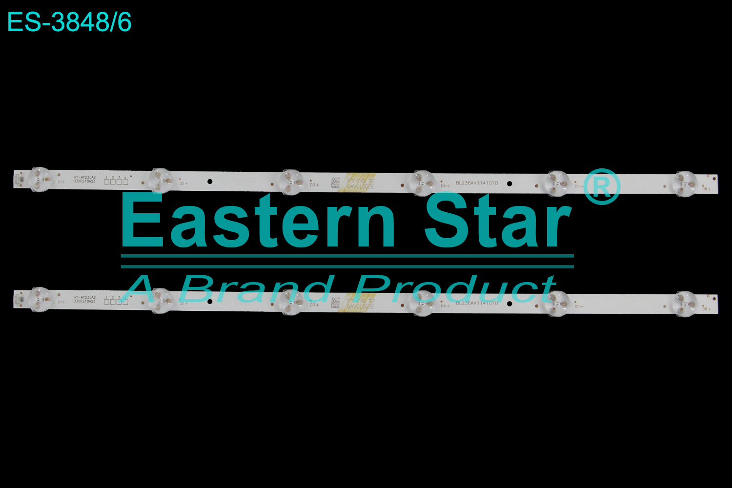 ES-3848 LED TV Backlight use for 24" HY-AY236A2 B306218A23 BL236AK1141070  LED STRIP(2)